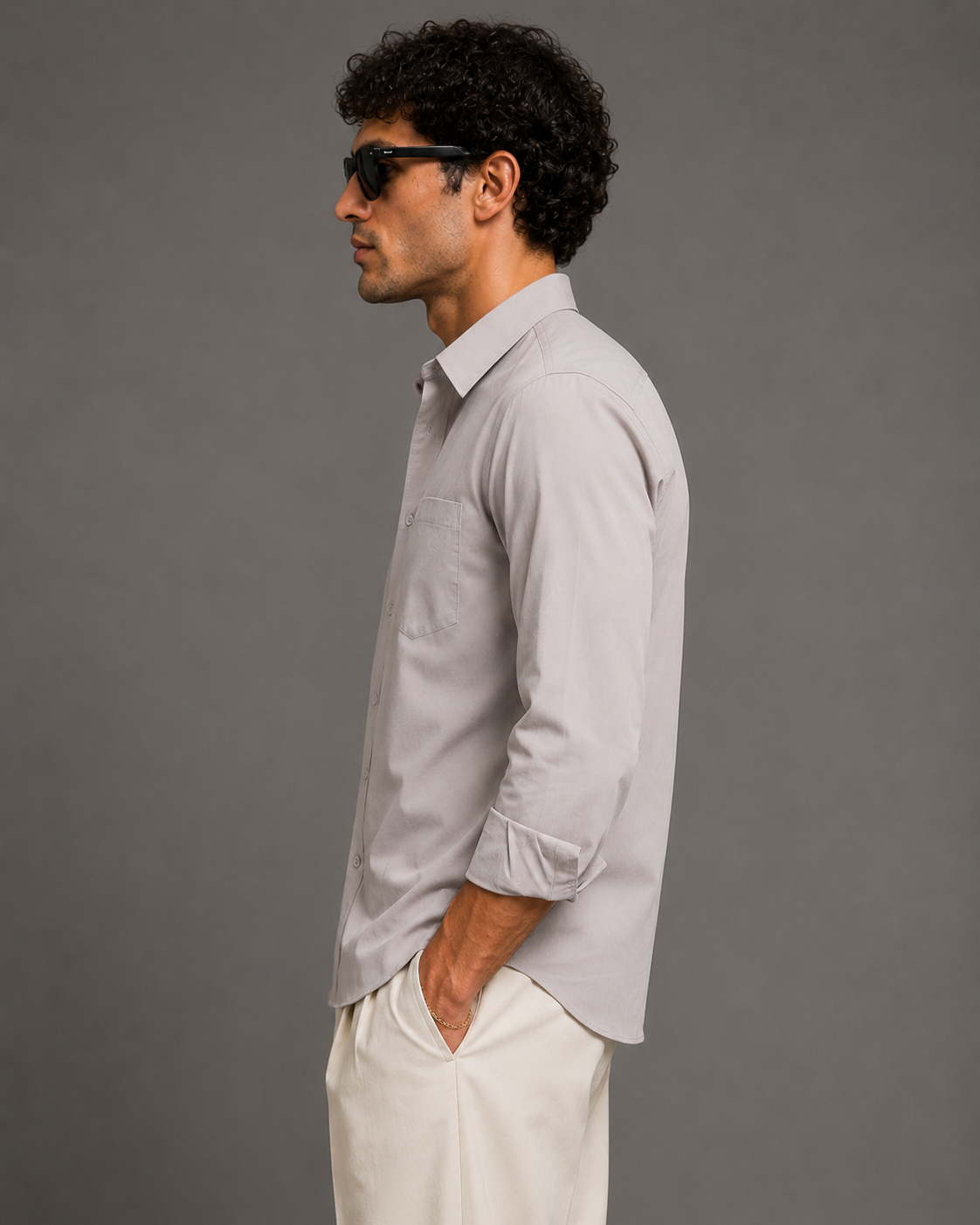 FIFTY TWO Men's Signature Button-Down Shirt – Impeccable Tailoring & Sharp Aesthetics