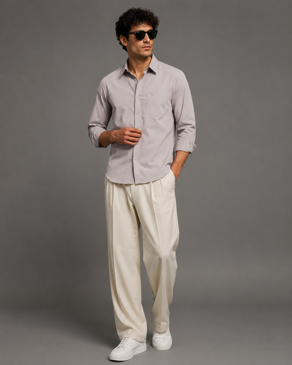 FIFTY TWO Men's Signature Button-Down Shirt – Impeccable Tailoring & Sharp Aesthetics
