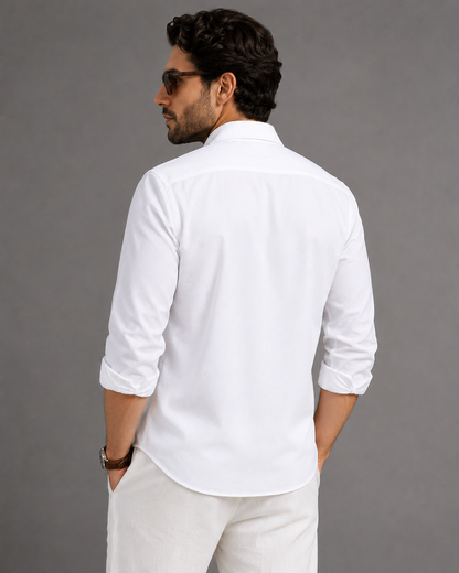 FIFTY TWO Men's Signature Button-Down Shirt – Impeccable Tailoring & Sharp Aesthetics